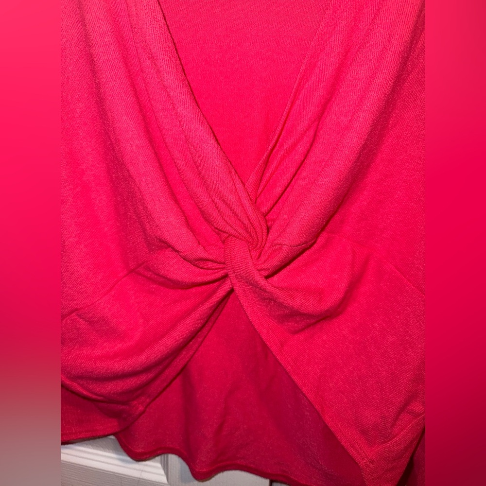 Beyond Yoga Coral Knotted Front Women's Top Size Medium - Picture 5 of 6